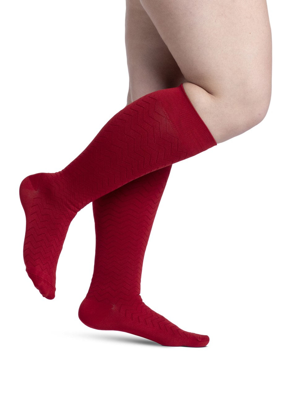 Sigvaris Women's Microfiber Patterns Knee High