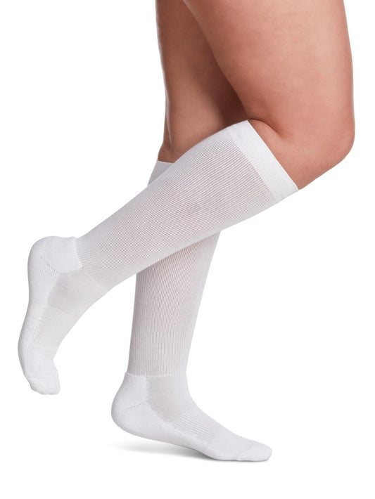 Women & Men Sigvaris Cushioned Cotton Knee High 20 - 30 mmHg