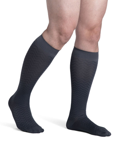 Sigvaris Men's Microfiber Shades Knee High 15-20 mmHg