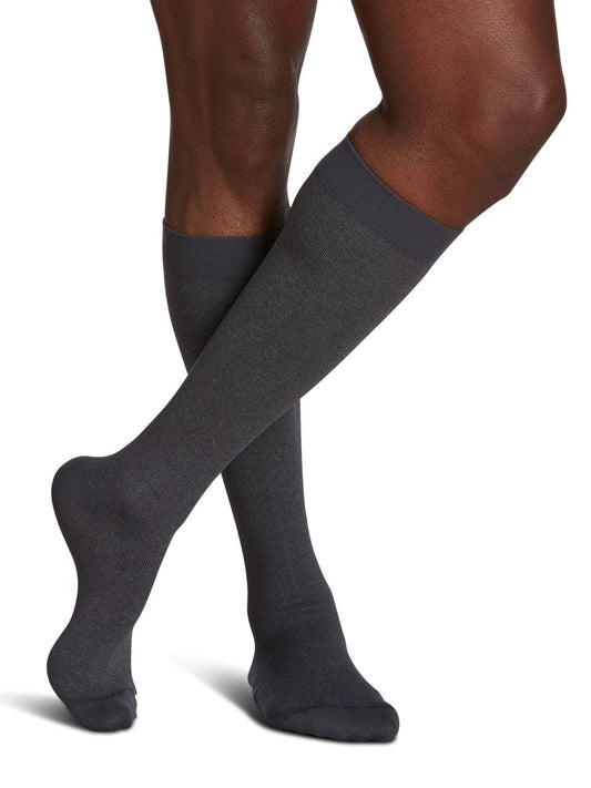Men's Microfiber Patterns Knee High 20-30 mmHg
