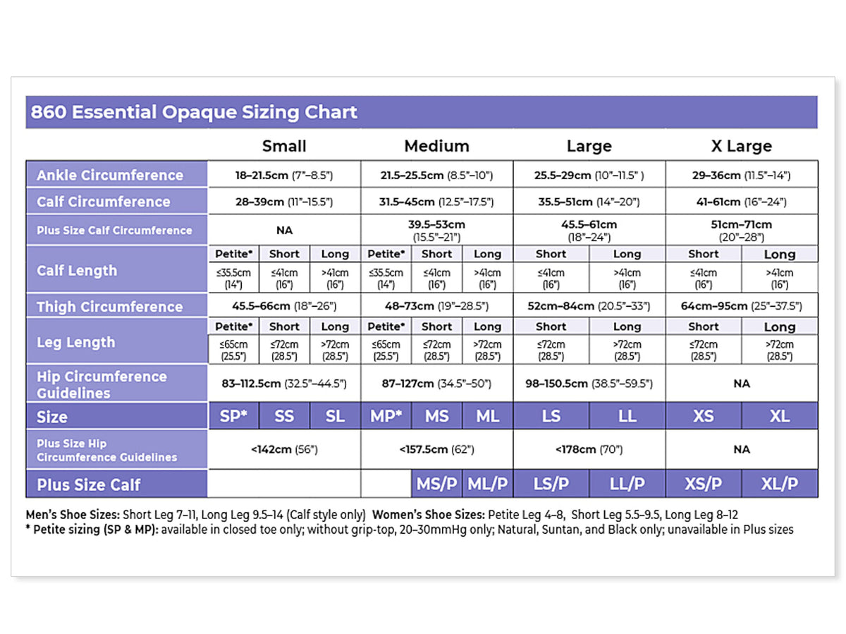 Exofficio Size Chart Sigvaris Size Charts – Sigvaris-YoU Compression Wear®