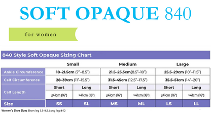 Sigvaris Soft Opaque Knee High 20-30 mmHg & 30-40 mmHg