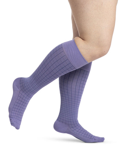 Sigvaris Women's Microfiber Patterns Knee High