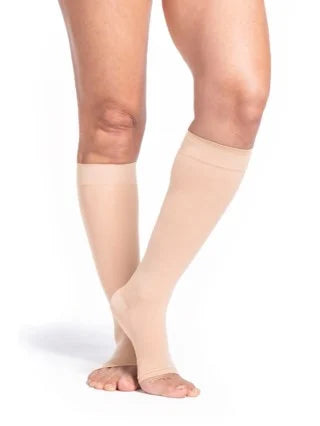 Sigvaris Sheer Open Toe Knee High