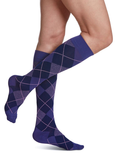 Sigvaris Women's Microfiber Patterns Knee High