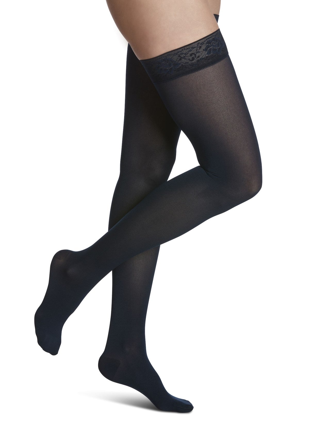 Sigvaris Soft Opaque Open Toe Pantyhose • 840 series – Sigvaris-YoU  Compression Wear®